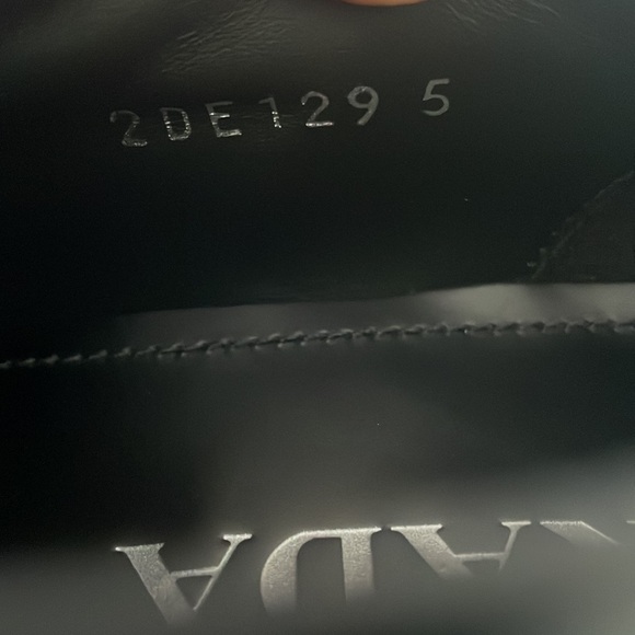 Prada Monolith Black Loafers Men’s size 5 - Picture 9 of 11